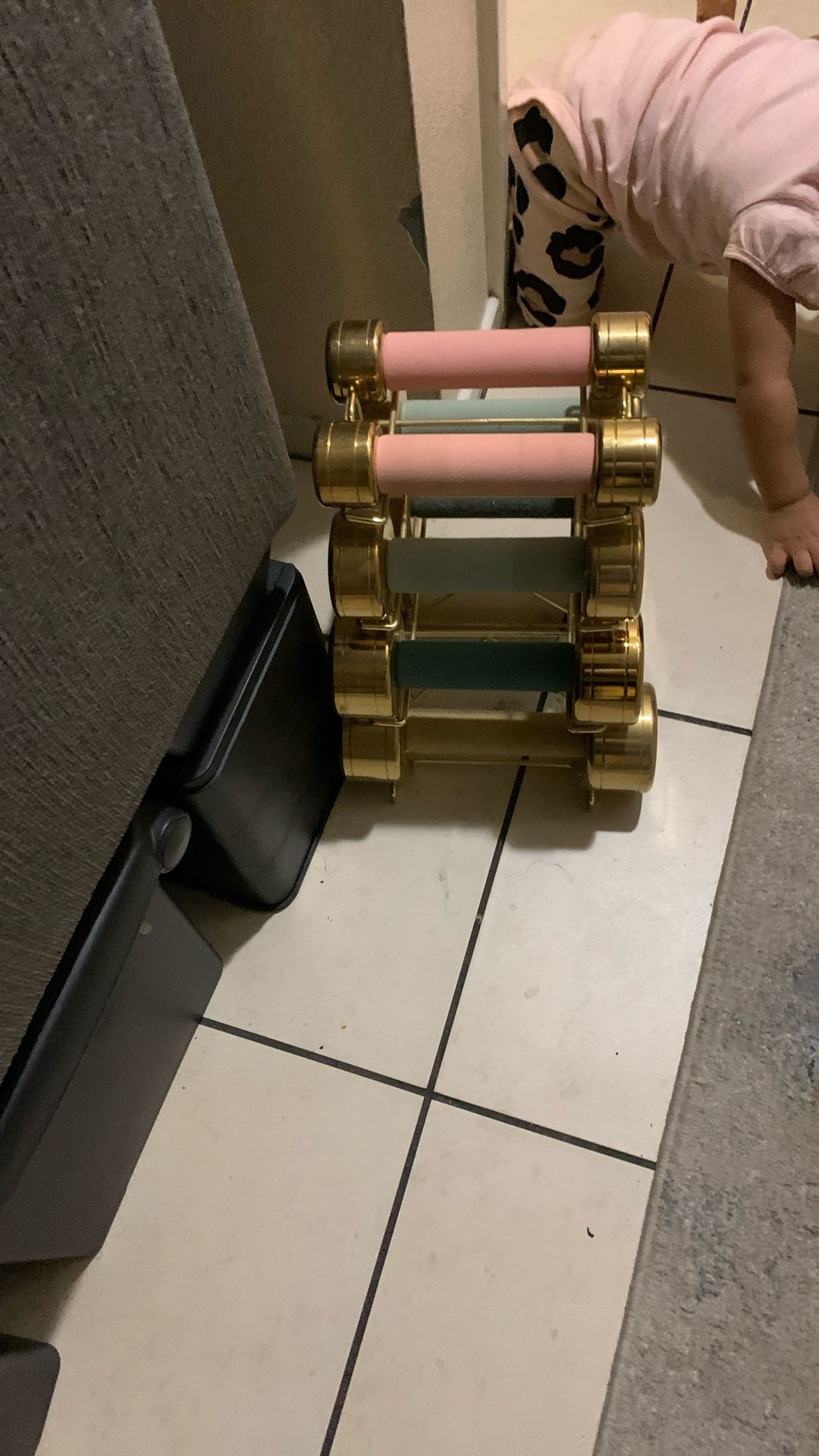 Moving Sale !!!! Blogilates Weights and Rack Set