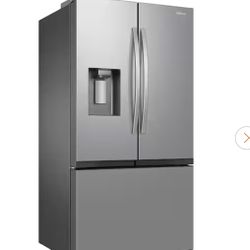 26 cu. ft. Mega Capacity Counter Depth 3-Door French Door Refrigerator in Stainless Steel with Four Types of Ice