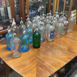 Seltzer Water Bottles, Entire Collection Rare Old Antique