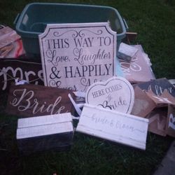 Wedding Signs