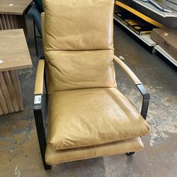 Peculiar leather chair