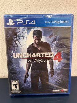 PS4 Uncharted 4 A Thief's End PS4 Action Adventure Multiplayer- FACTORY SEALED