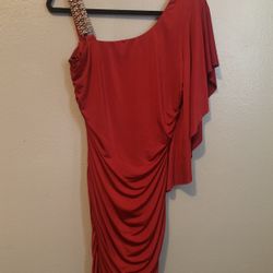 Cute Bye Deb, Red Dress Xl