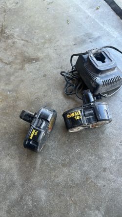 Old dewalt batteries and charger