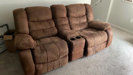 Reclining love seat