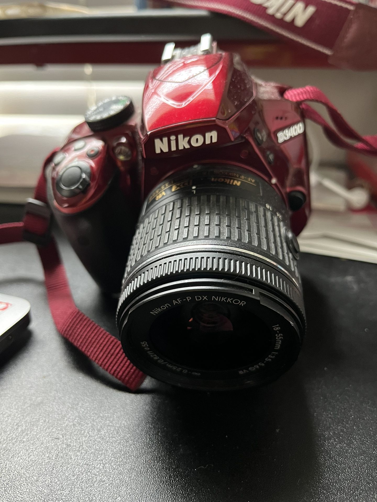 NIKON D3400, Red w/ Battery x Charger. for Sale in Chino, CA