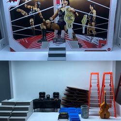 WWE Raw Ultimate Edition Ring Playset W/ Extras