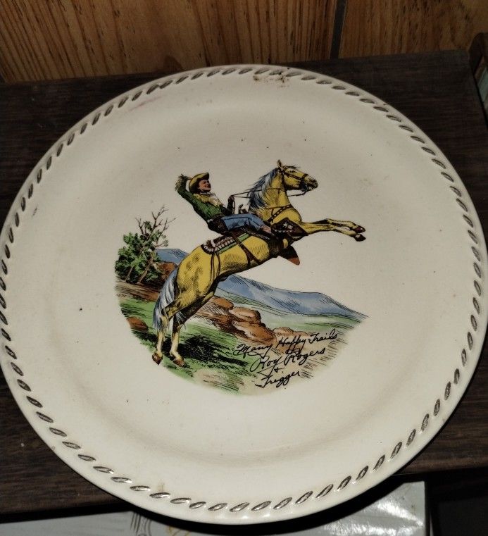 Roy Rogers Collectors Western Plates