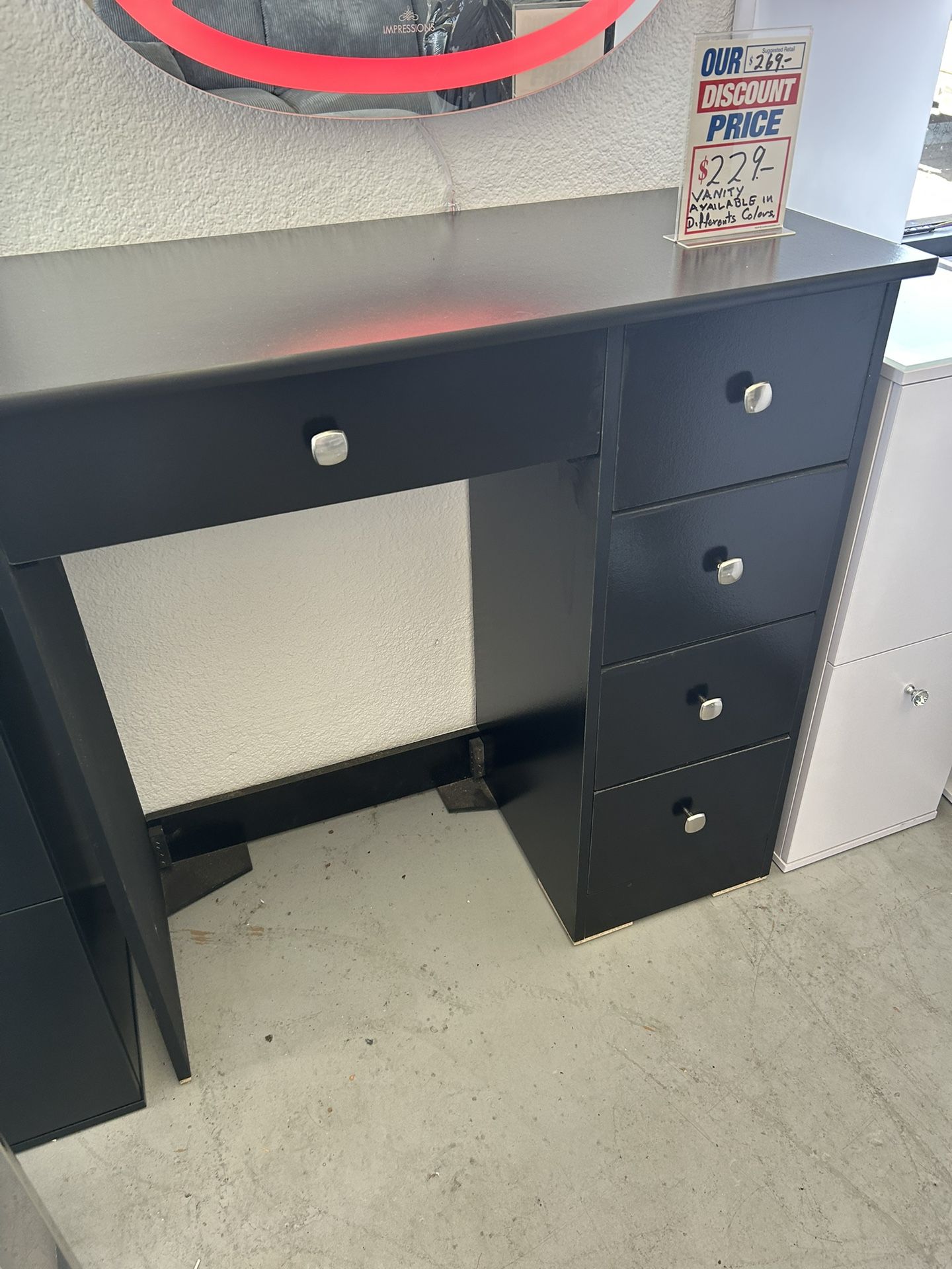 Vanity Desk Available In Different Colors