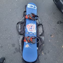 Snow Board With Bag