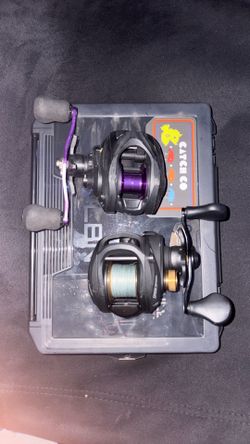 Two Bait Caster Reels