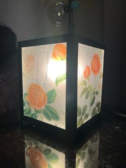 Floral Lantern Table Lamp