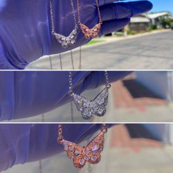 Butterfly necklaces