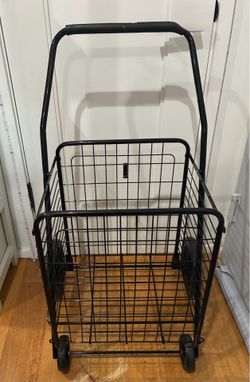 Heavy-Duty Folding Utility Cart – Great for Groceries, Laundry & Moving