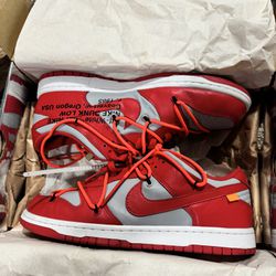 Nike Dunk Off White University Red