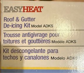Easy Heat gutter heating cables 480ft
