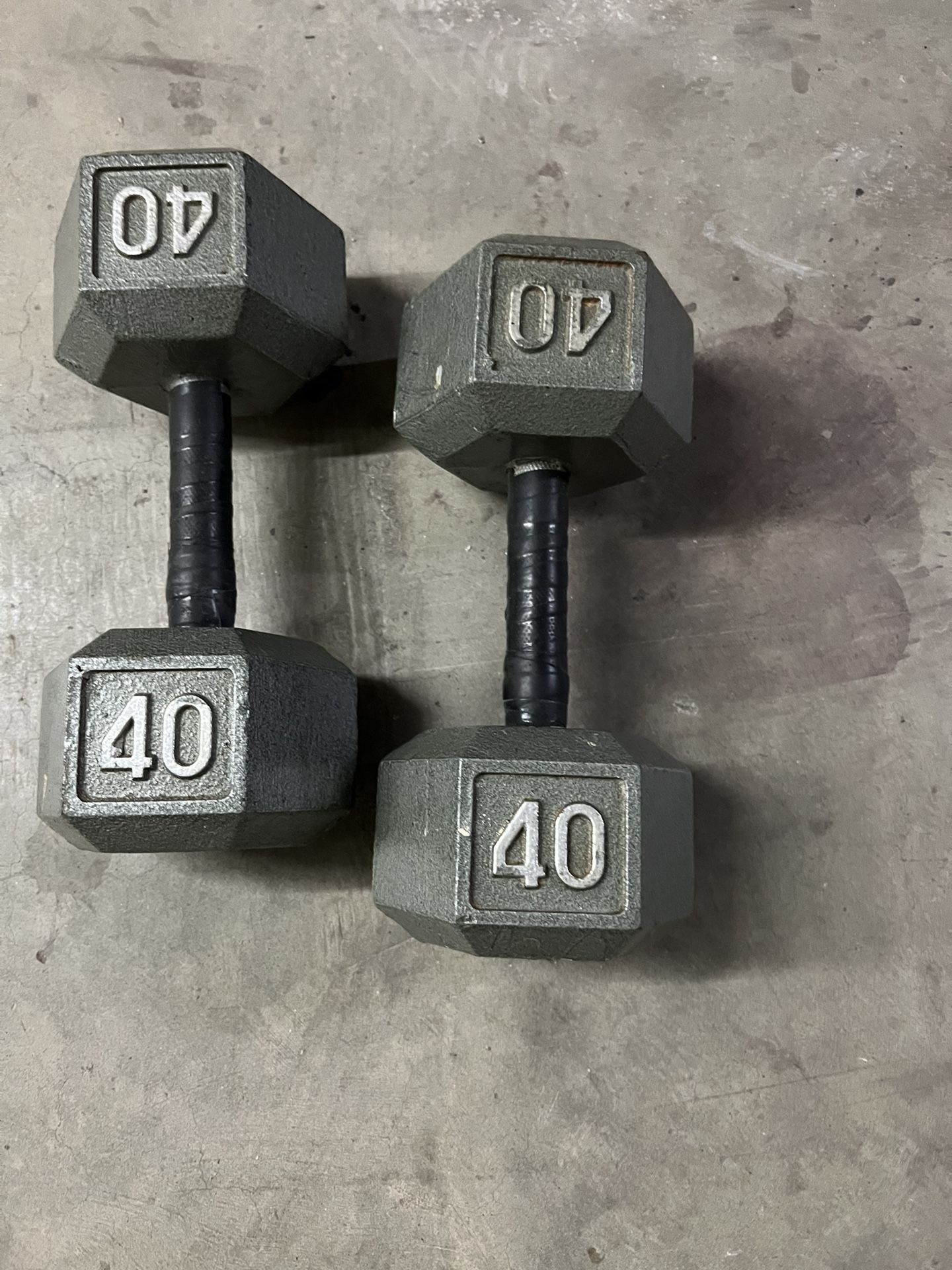 40 pound dumbbells