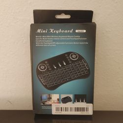 iPazzPort (Upgrade Mini Bluetooth Keyboard with Touchpad (Handheld Keyboard), Backlit Mini Wireless Keyboard