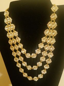 Designer Inspired Swarovski Crystal Glitzy Necklaces