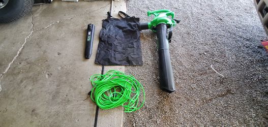 Leaf blower vac with cord works well