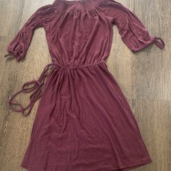 Junior Girls Striped Dress Size Small By Sonoma #14