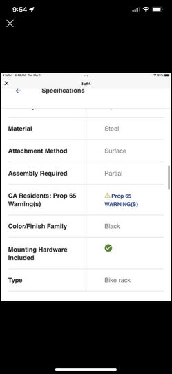 Carry-On Trailer Universal Lightweight 2 Bike Rack, #11053, 100lbs