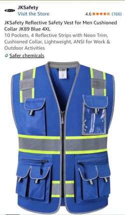 Mens Safety Vest (Blue)