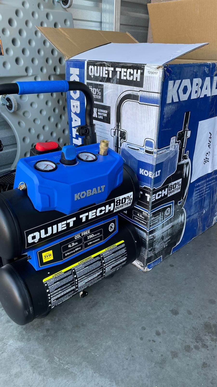 Kobalt Compressor Quiet Tech