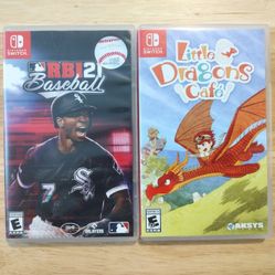 RBI 21 Baseball & Little Dragons Cafe Nintendo Switch 