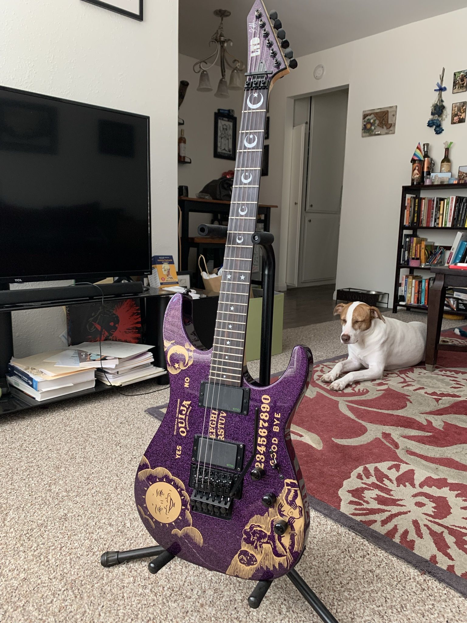 ESP LTD Limited Edition KH-Ouija Kirk Hammett Signature for Sale