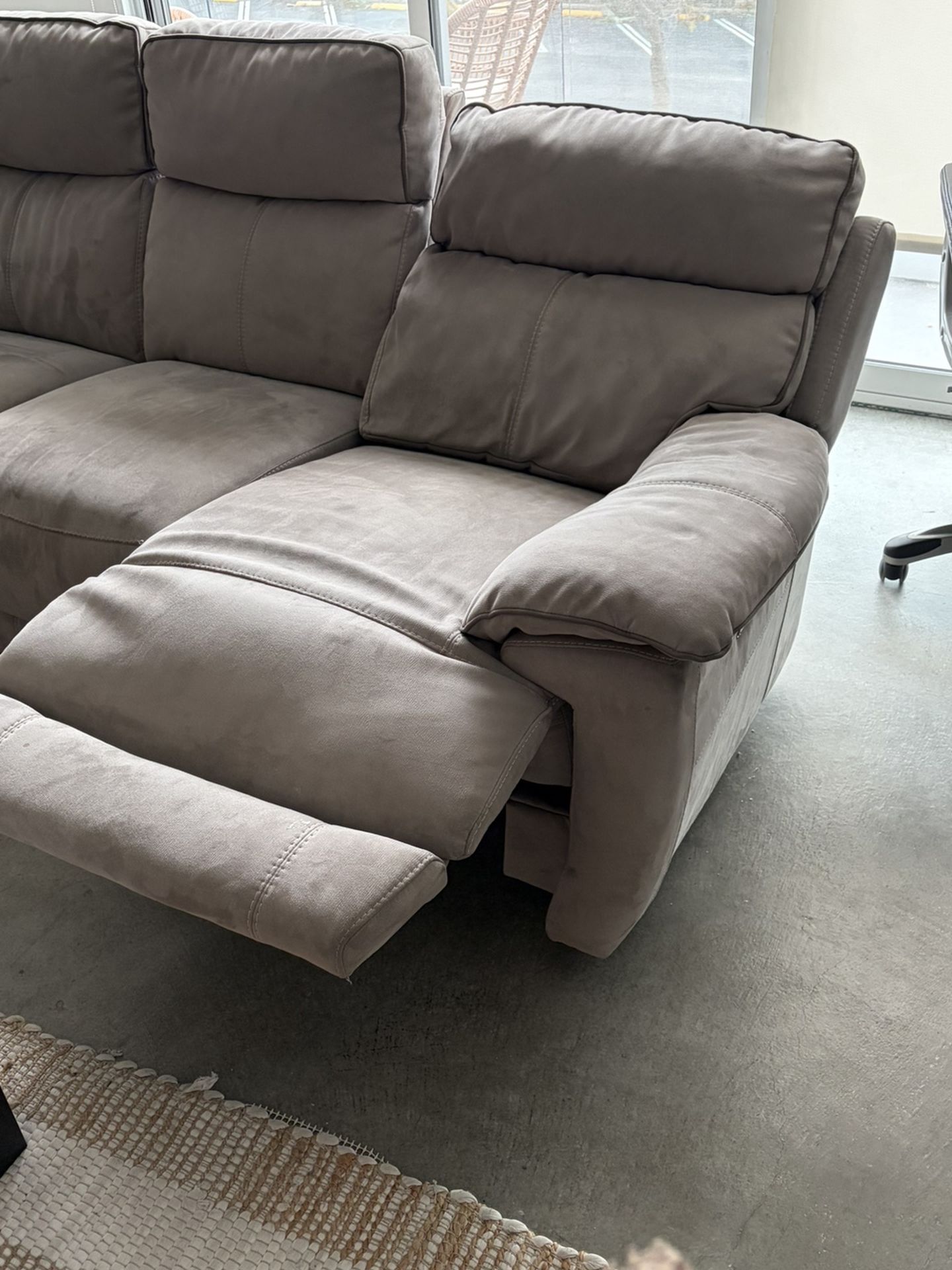 Reclining Sofa & Loveseat Set w/ USB Charging