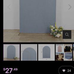 Matte Dusty Blue Backdrop XL