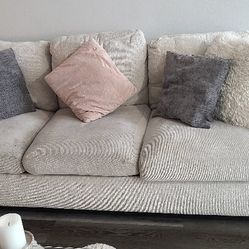 Beige Sofa 