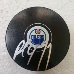 Paul Coffey signed puck