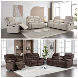 NEW IN BOX- Dynomo 3-PC Reclining Set 🔸FREE DELIVERY DROP OFF🔸