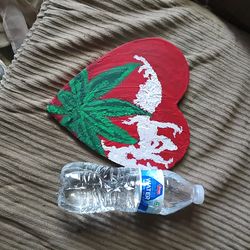 Homemade concrete hearts