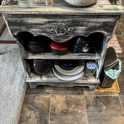 Shelf 2 Shelves 1 Drawer Kitchen Island Height