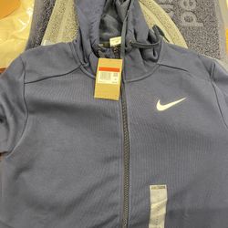L Nike blue jacket 