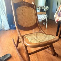 Antique Victorian Rocking chair foldable
