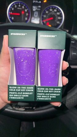 Starbucks Glow in The Dark Keychain 