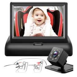 Baby Car Mirror with 4.3'' HD Night Vision Function Display