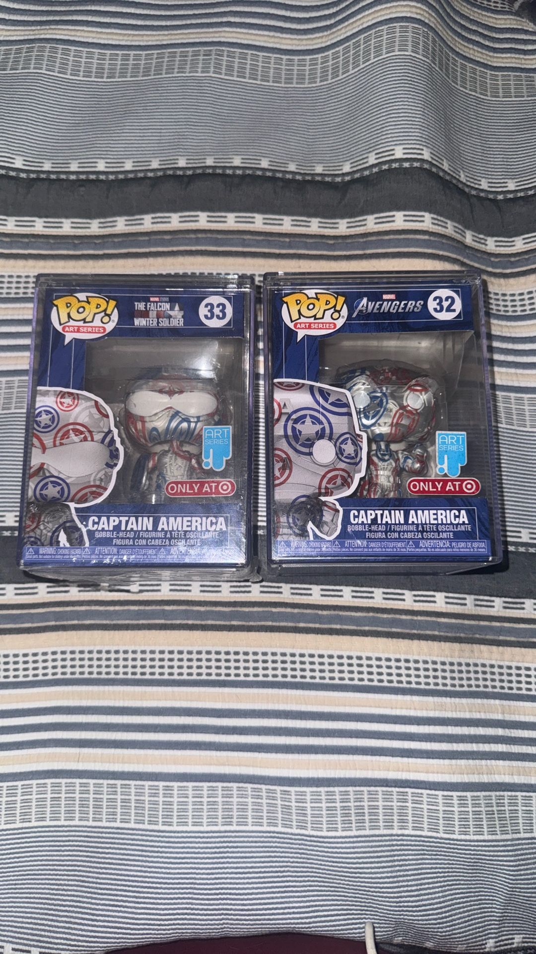 Funko Pop Captain America 32 & 33