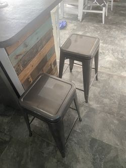 Metal Rotating Stools