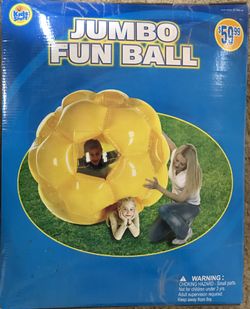 New in box kids jumbo fun ball