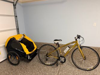 Bike and bike trailer