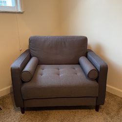 Living room accent chair/ottoman 