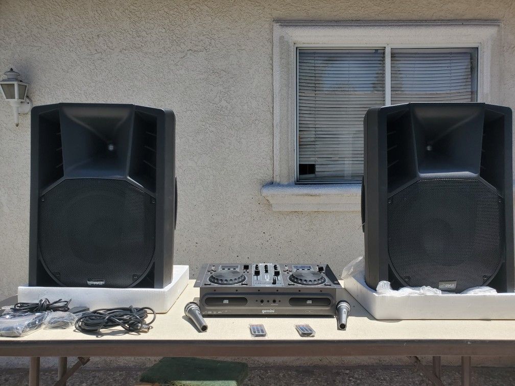 DJ MIXER, SPEAKER, FULL EQUIPMENT