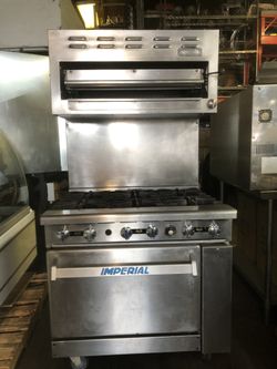 Imperial Range IR-6-C with Oven & Salamander Customized
