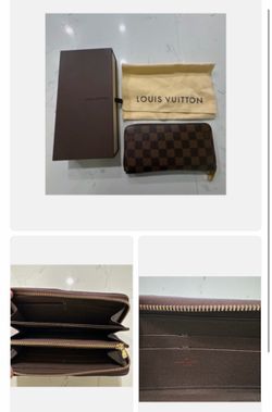 PRE LOVED AUTHENTIC Louis Vuitton Damier Ebene Zippy Wallet