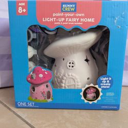  Paint your own light-up fairy home